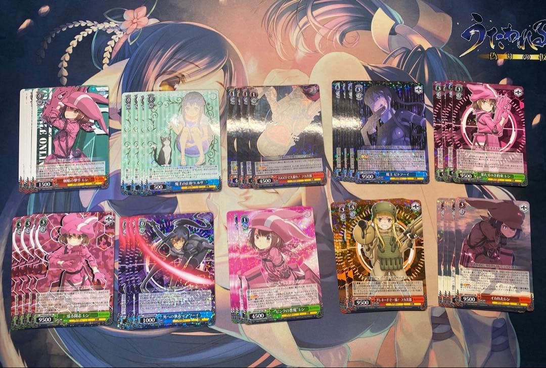 ヴァイスシュヴァルツ SAO ガンゲイルオンラインRR以下各4コン＋TD＋PR