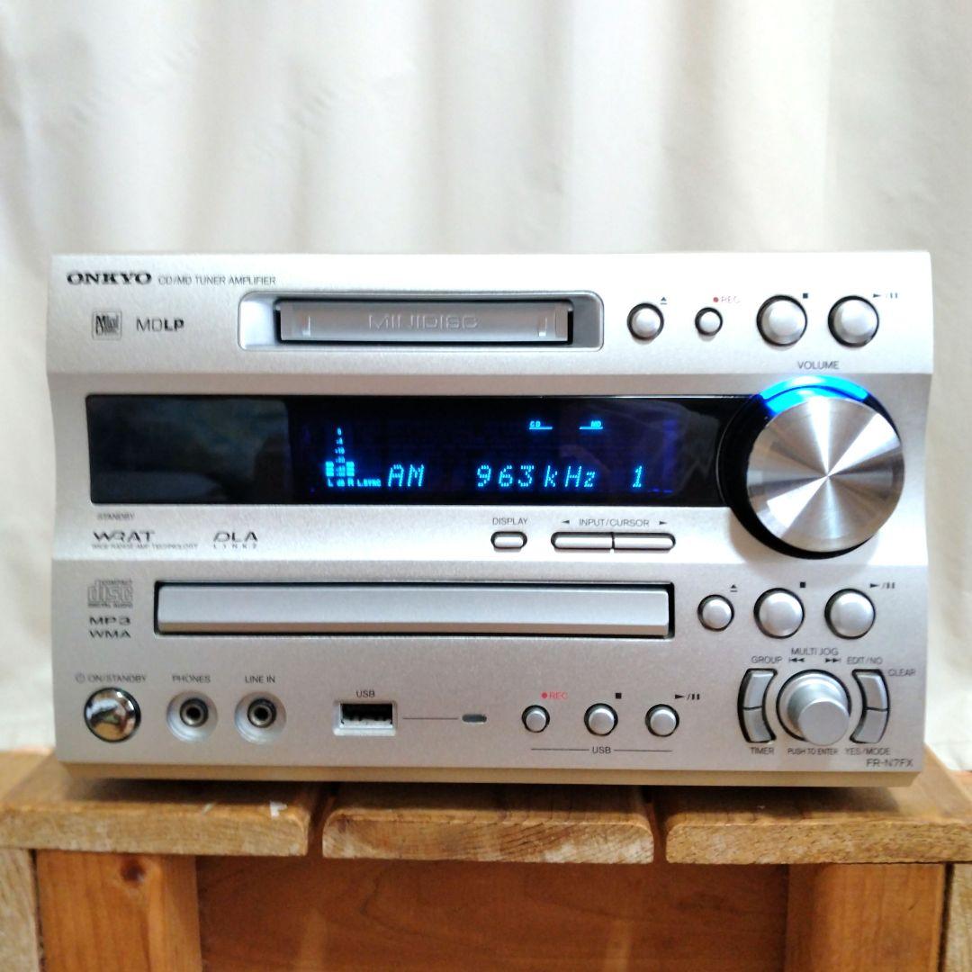 ONKYO CD/MDコンポ FR-N7FX センターユニット「 リモコン付」