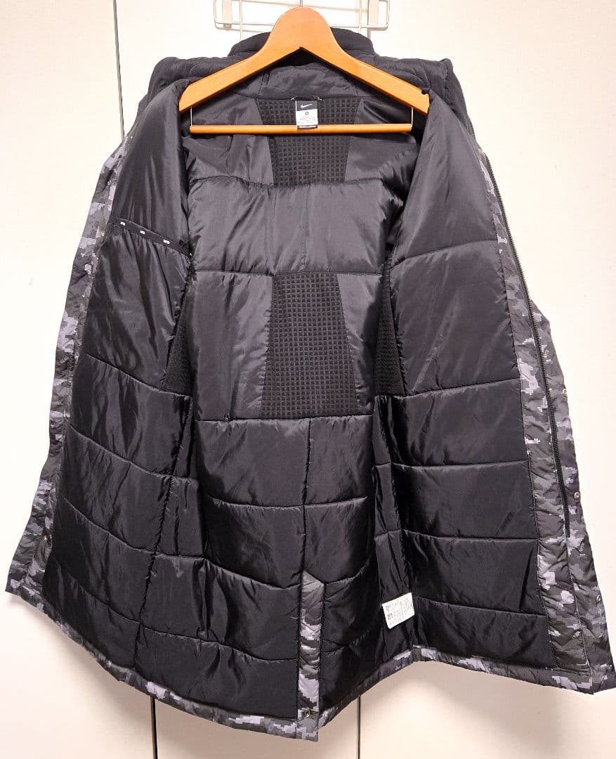 希少 美品 NIKE ナイキ NFTB 迷彩 ベンチコート サッカー フットサル