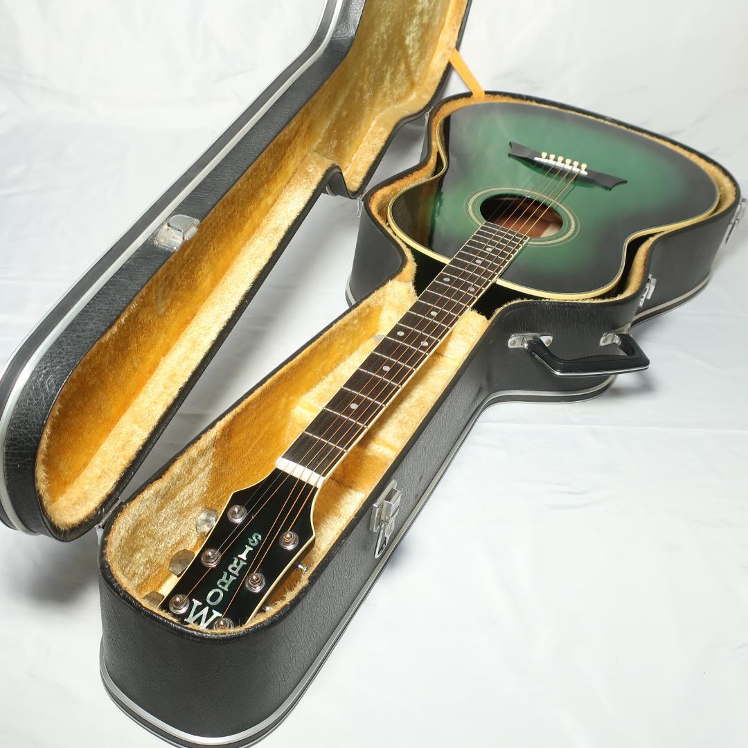 弦交換Morris MG-30 アコースティックギター ハードケース付 モーリス