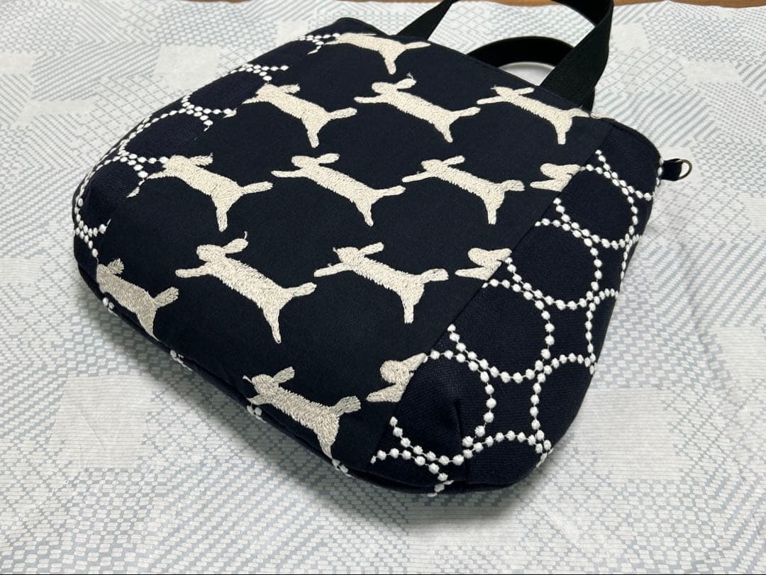 ハンドメイド ミナペルホネン run run run コロりんトート