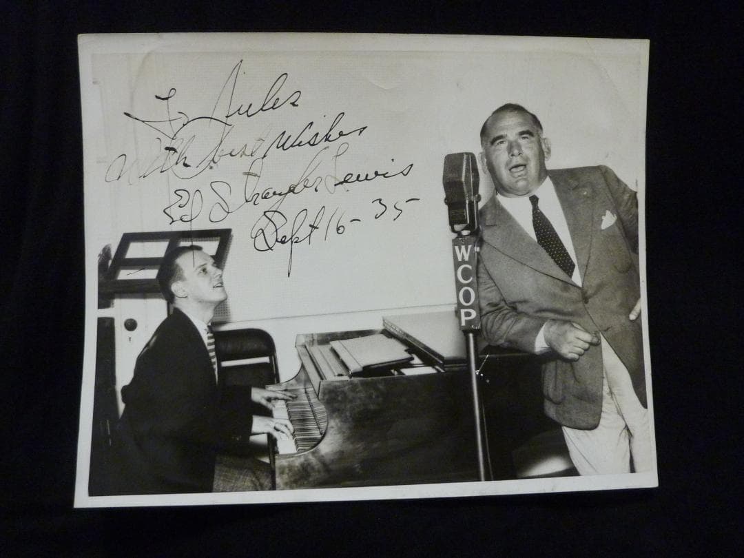 プロレス ストラングラー・ルイス 直筆サイン入り写真