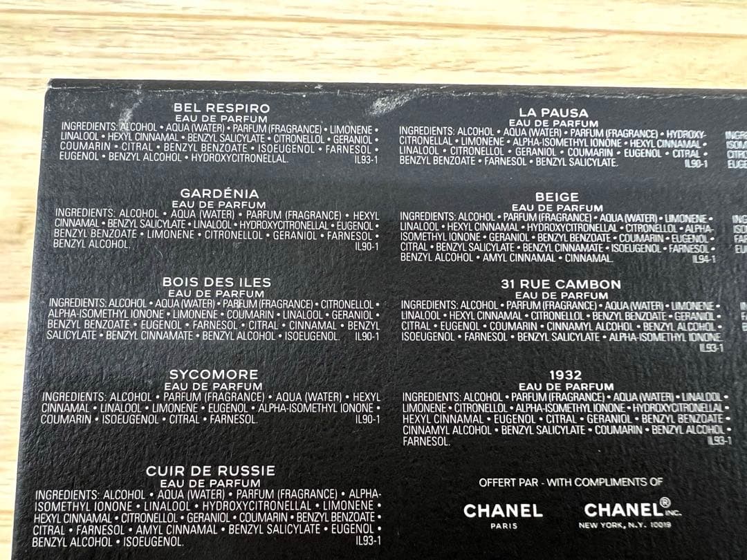 CHANEL レ ゼクスクルジフ ドゥ シャネル 香水 4ml 14本セット