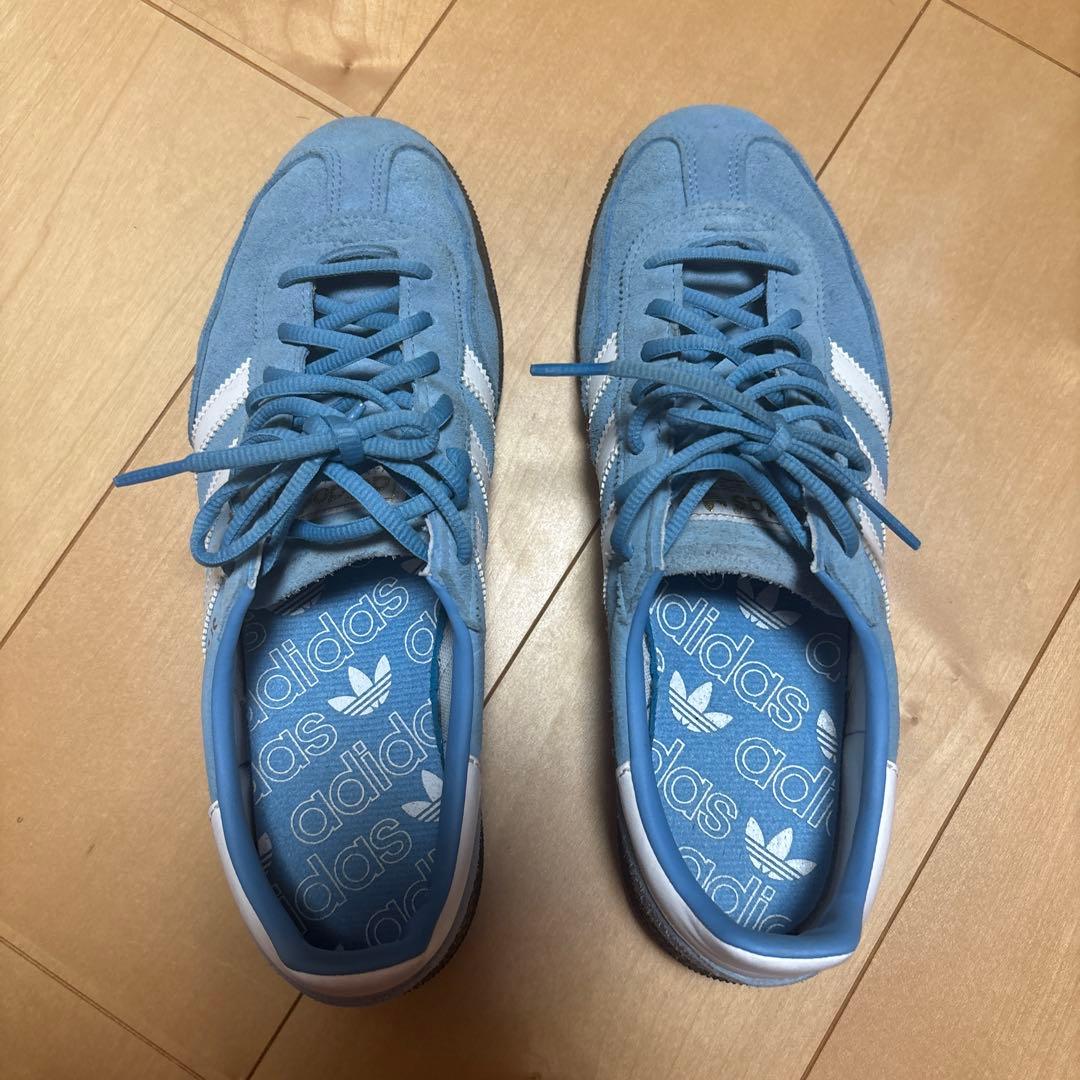 adidas スペツィアル 水色　27.0