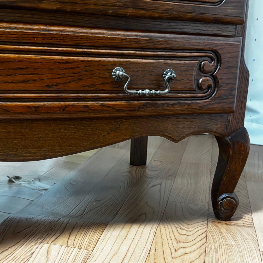 ルーマニア製 6段チェスト チェスト 輸入家具 家具 クラシック　猫脚