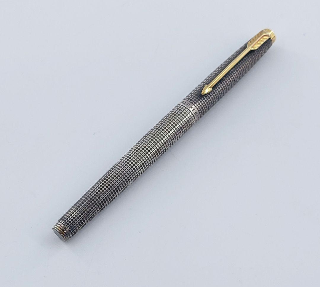 PARKER パーカー 万年筆 スターリングシルバー 14K-585 ②