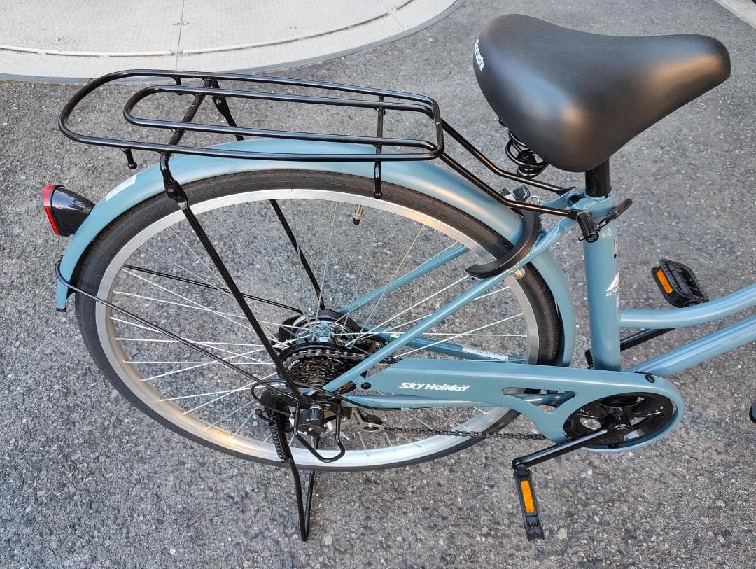 【美品・手渡し限定】自転車 ブルーグレー [外装6段 /27インチ]