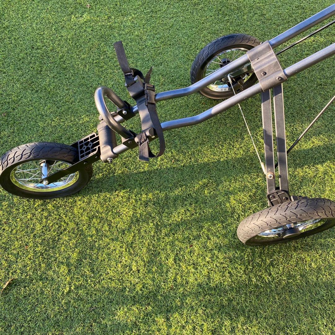 ゴルフカート ブラック 3輪 折りたたみ