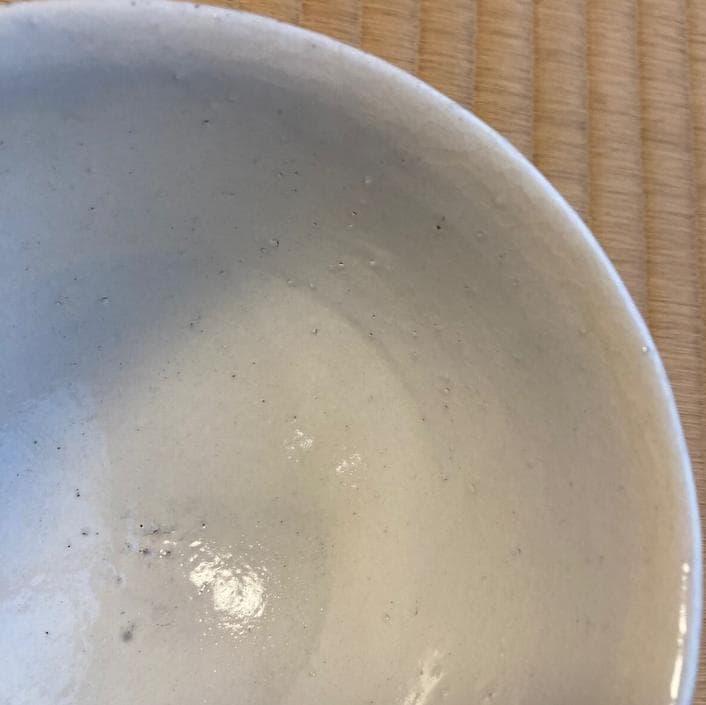 未使用品 唐津焼 粉引茶碗 中里忠寛（現 14代中里太郎右衛門）箱有