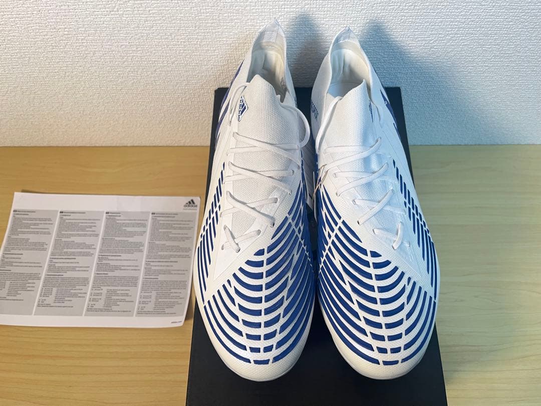 adidas Predator 26.0cm FG ホワイト/ブルー