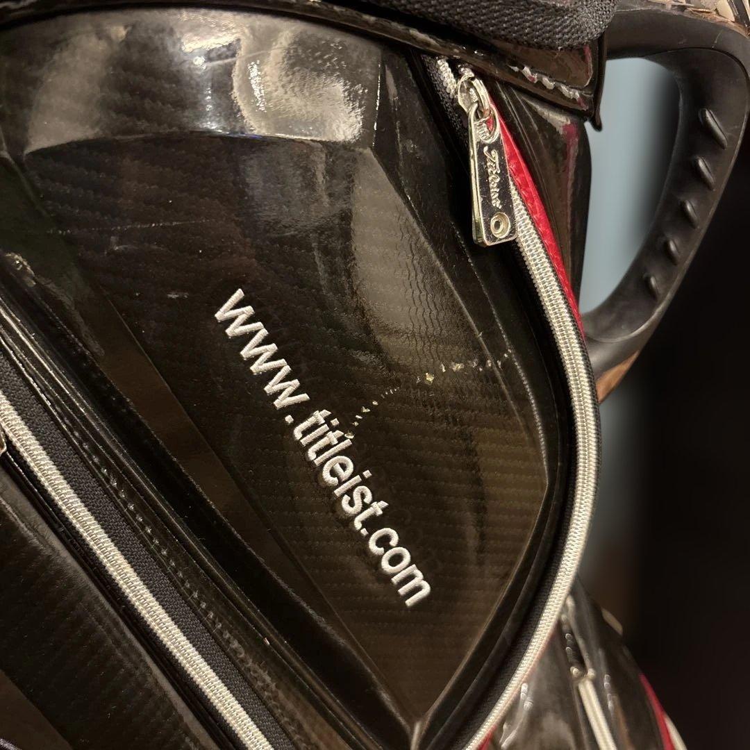 タイトリスト　ツアープロ仕様　エナメルキャディーバック　CB410