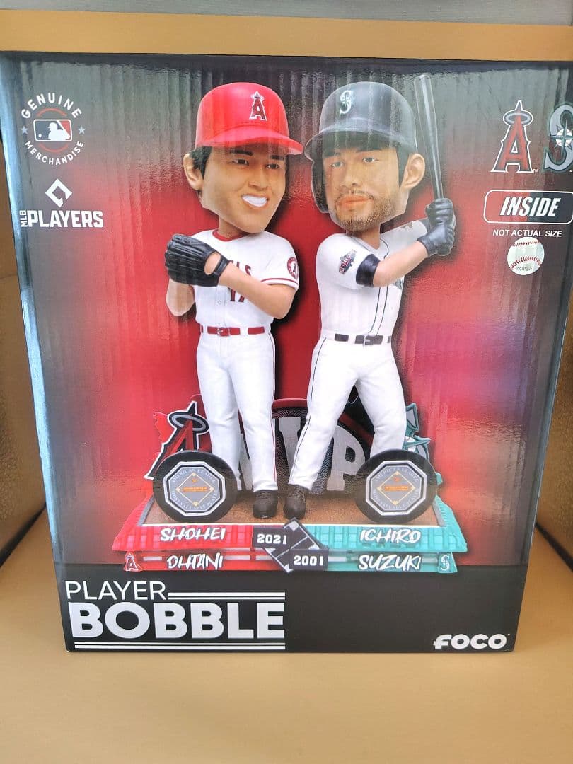 大谷翔平　イチロー　 MVP受賞記念 ボブルヘッド　ドジャース