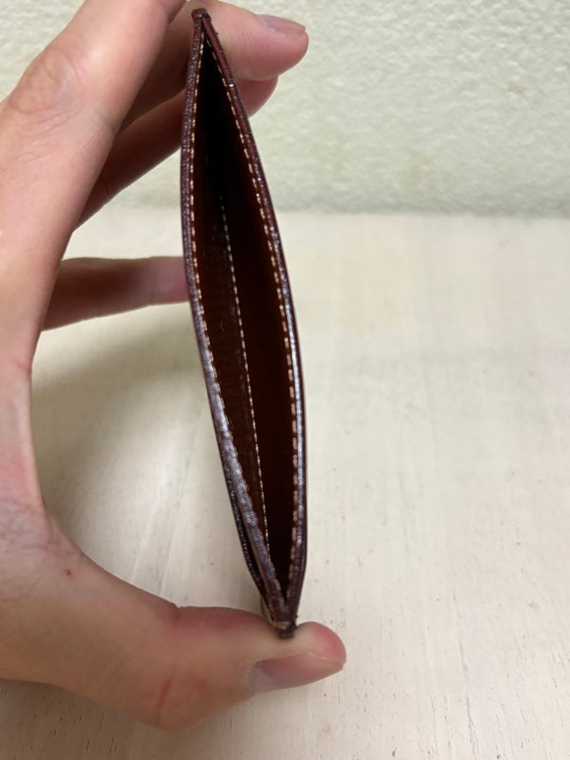 土屋鞄　コードバン カードホルダー