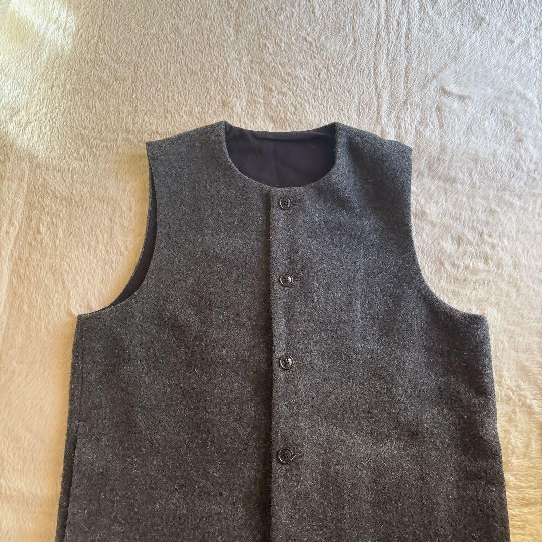 [美品]nestrobe CONFECT ウールモッサー クルーネックベスト