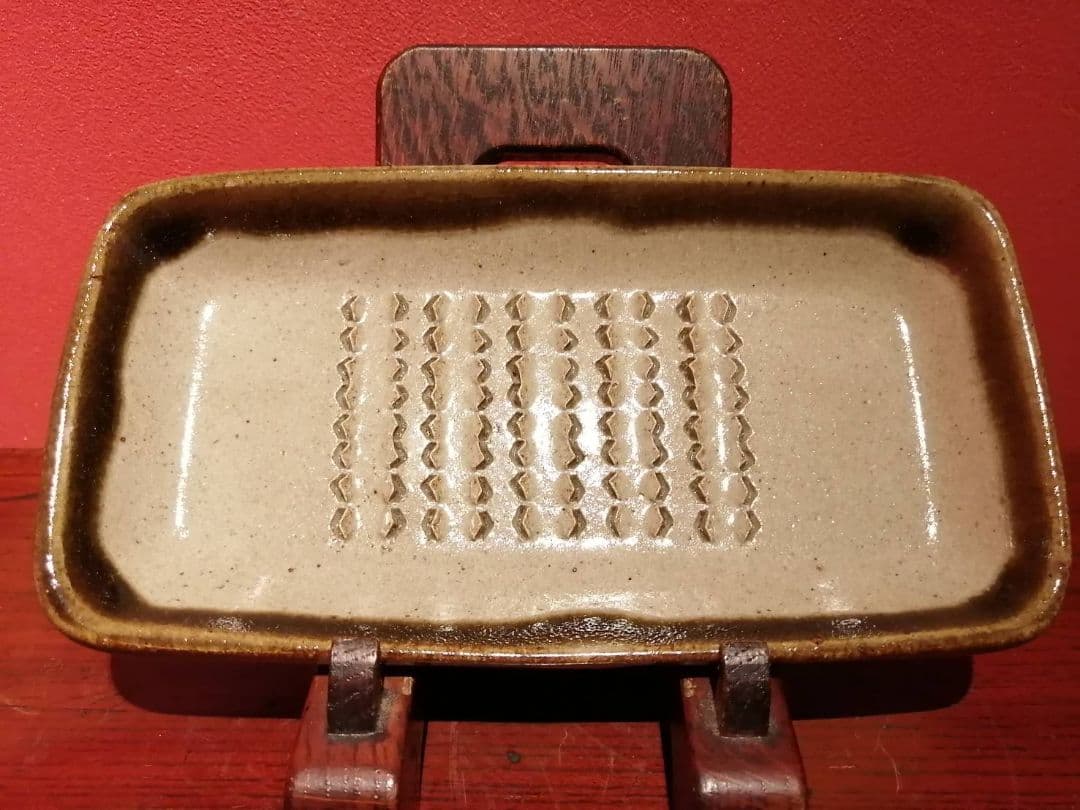 【最終価格】佐久間藤太郎・作　茄子文皿3枚、おろし文皿2枚