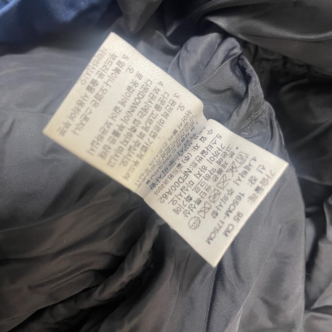 ★The North Face 700 ダウンジャケット ヌプシ M黒紺 E3★