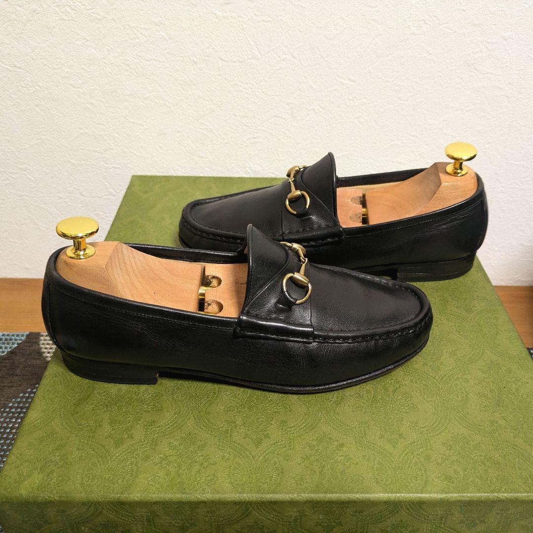 あ*や様 GUCCI　ホースビットローファー　黒　37 1/2