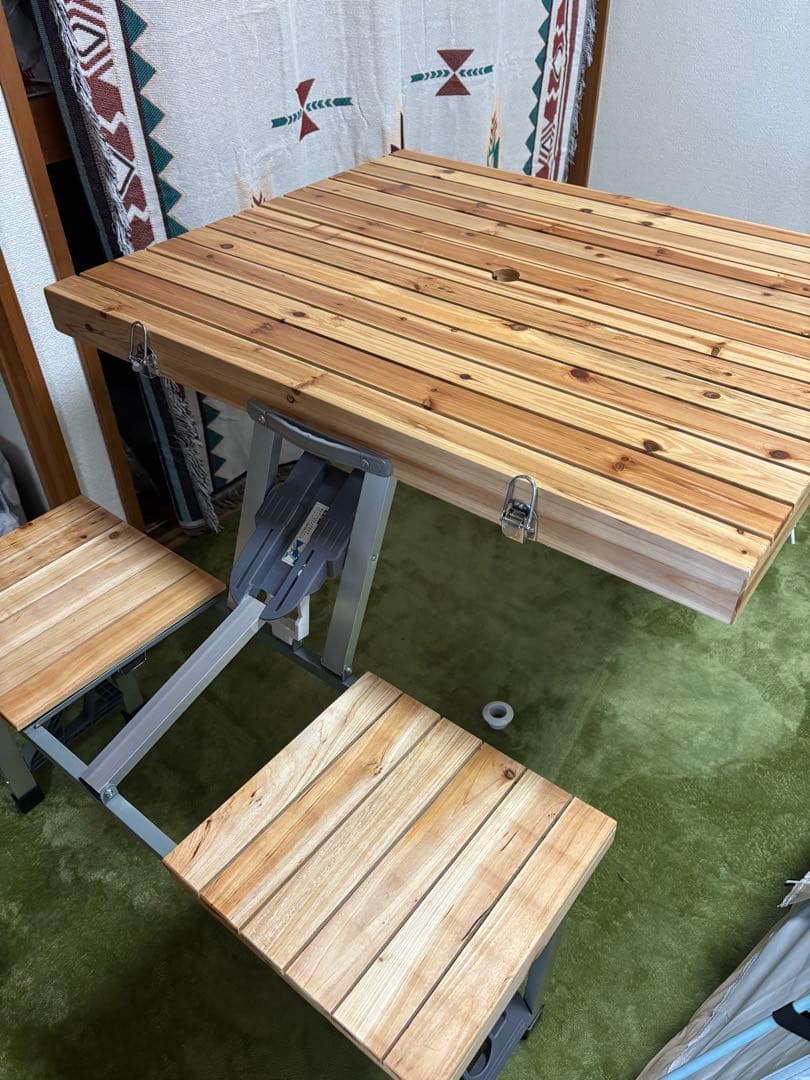 ピクニックテーブル　折りたたみテーブル　アウトドアテーブル