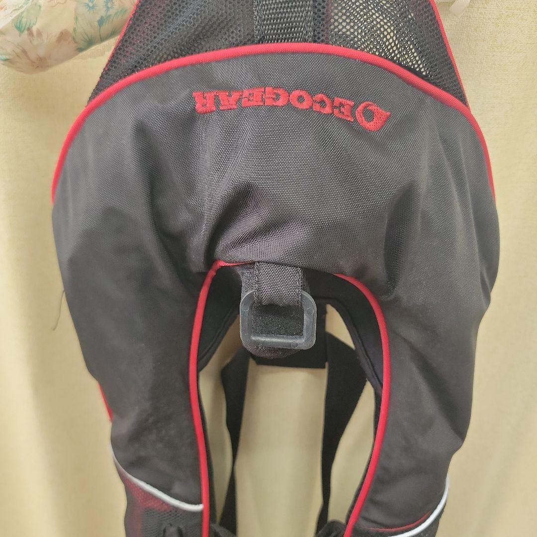 エコギア ライフジャケット メッシュ素材 フリーサイズ 自動膨張