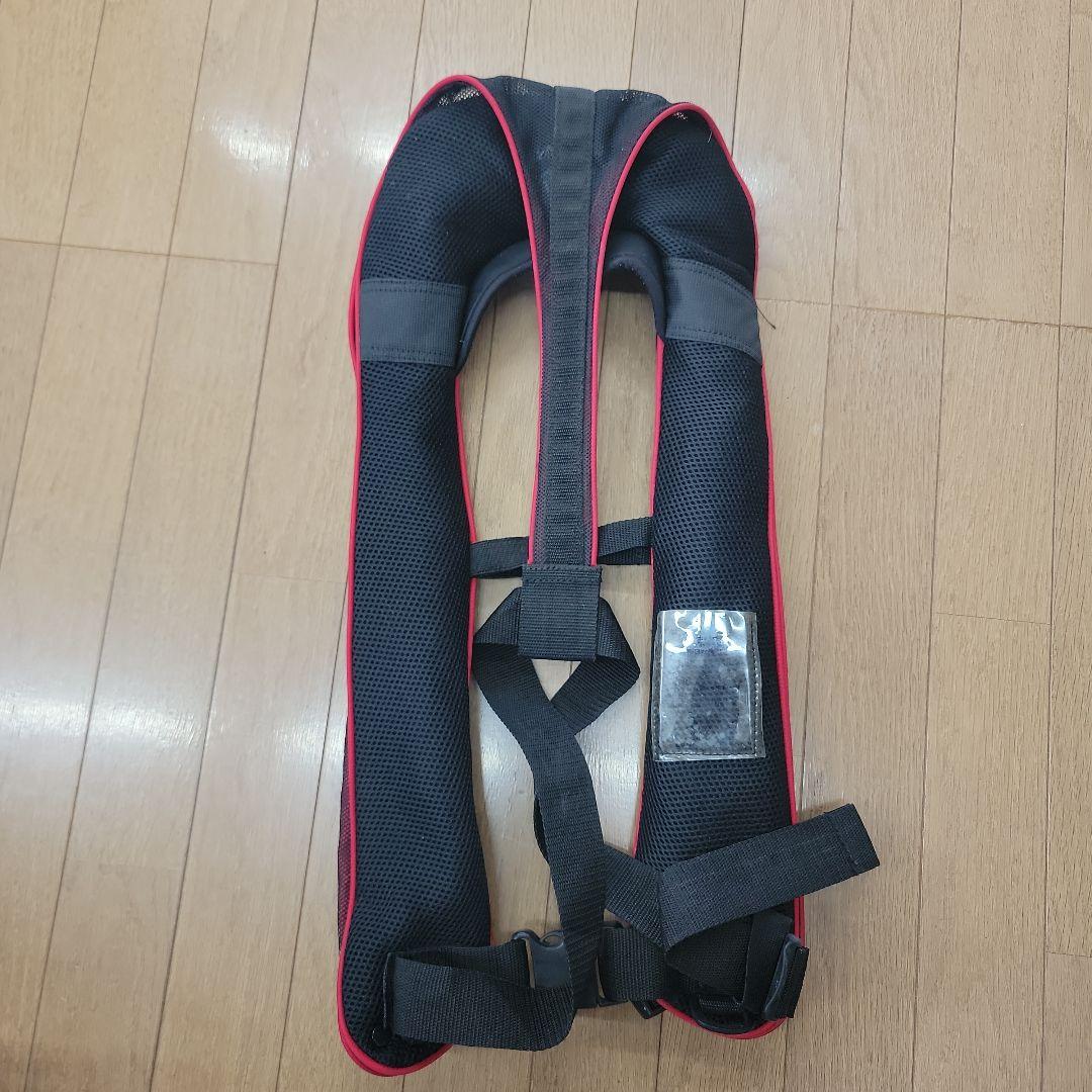 エコギア ライフジャケット メッシュ素材 フリーサイズ 自動膨張