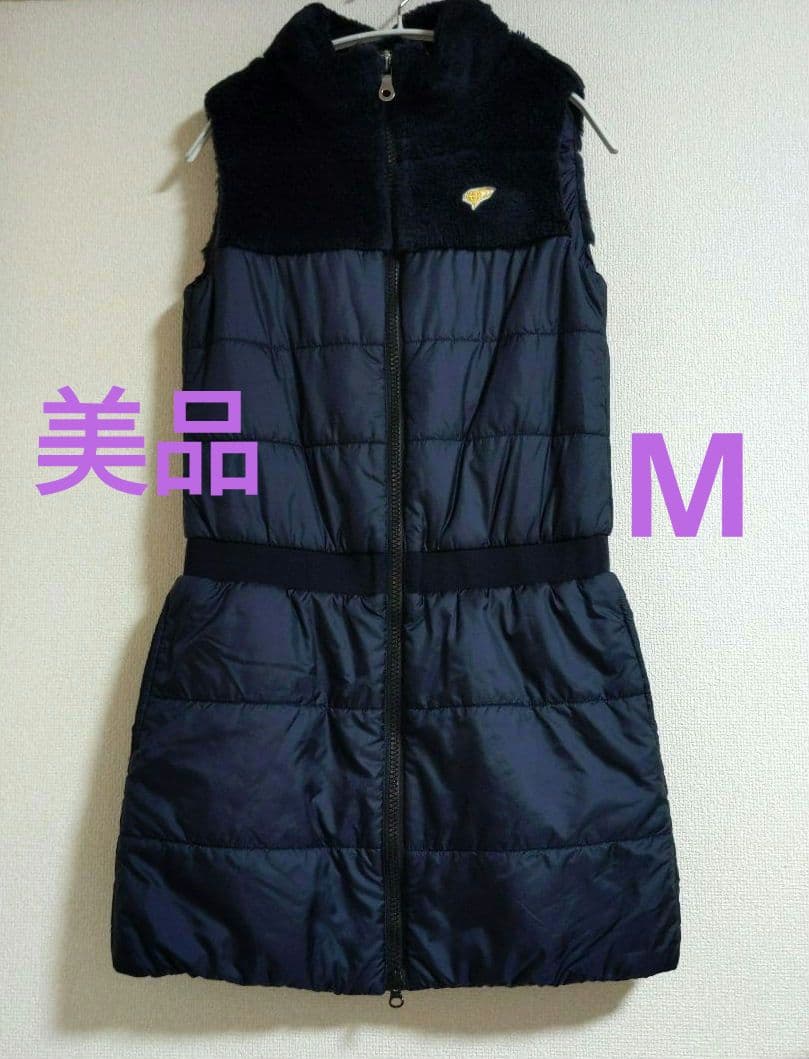さくママ　美品！ビームスゴルフ　中綿ワンピースМ　紺