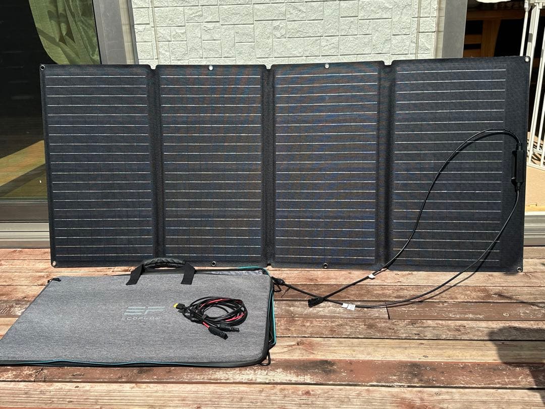 ECOFLOW 160W 折りたたみ式ソーラーパネル