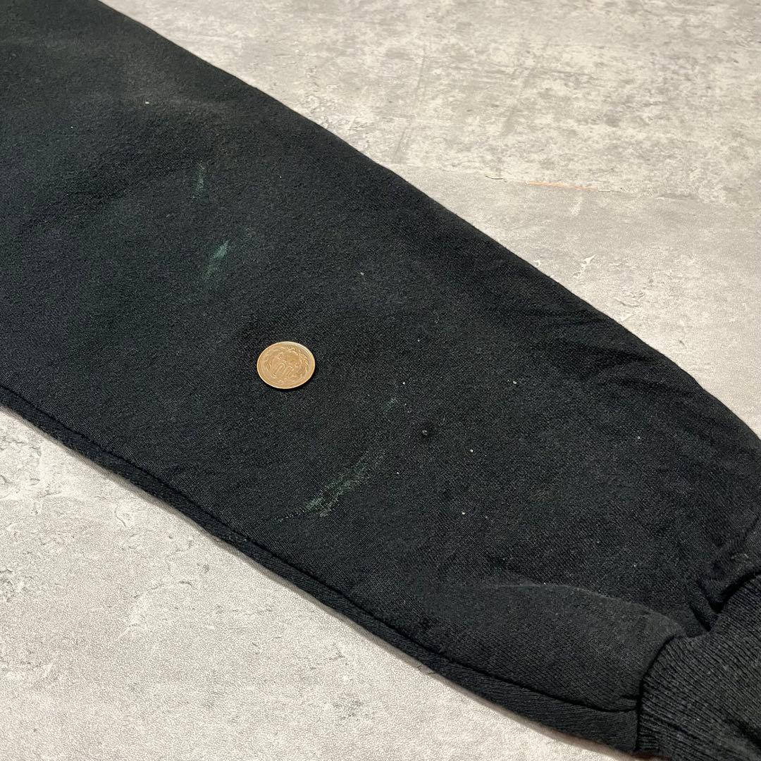 トップス 90s Russell Blank Zip Sweat Hoodie USA