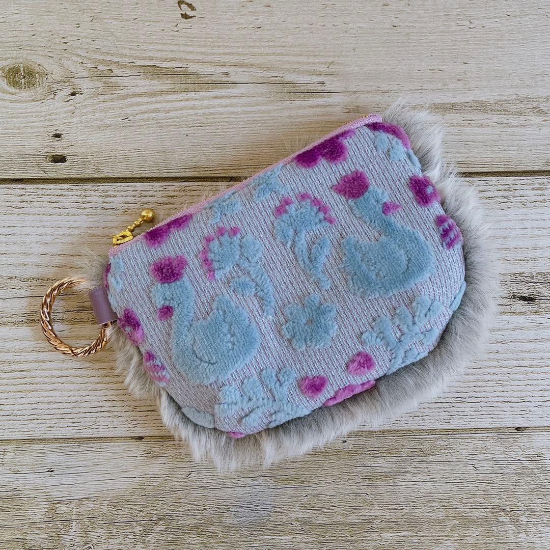 007 ジョリーフルール もふもふノスタルジア 巾着トートバッグ＆ポーチ