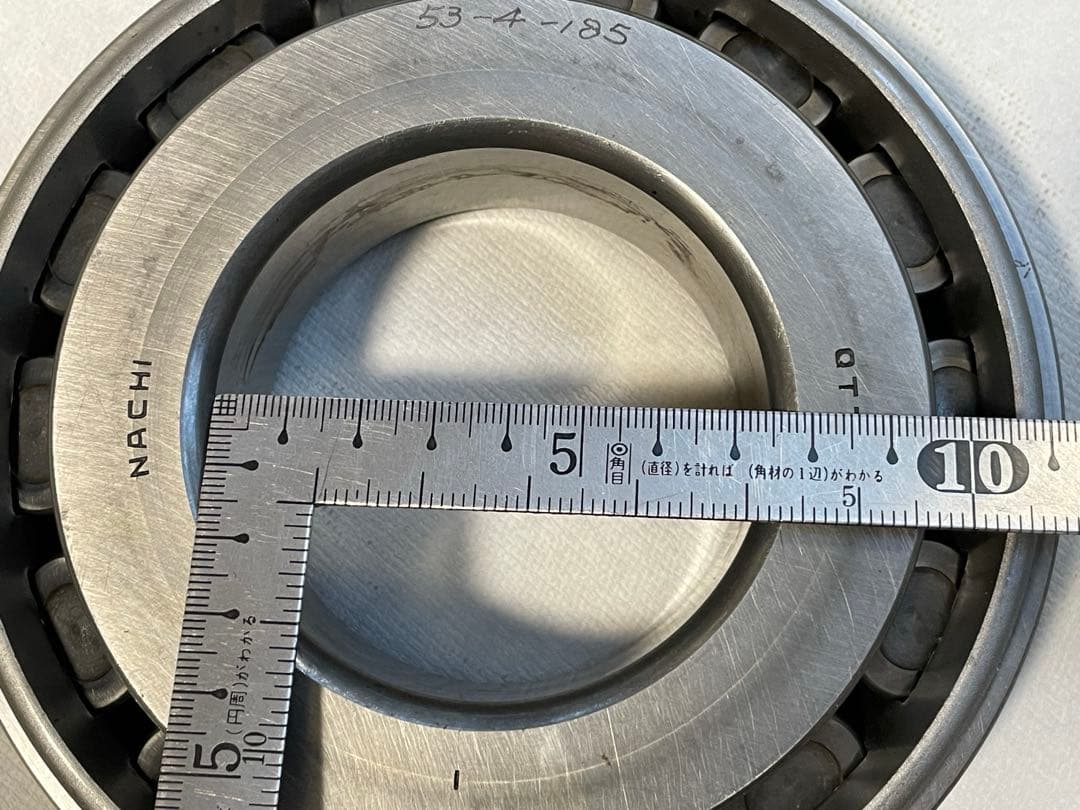 鉄道部品　モータ用ベアリング？