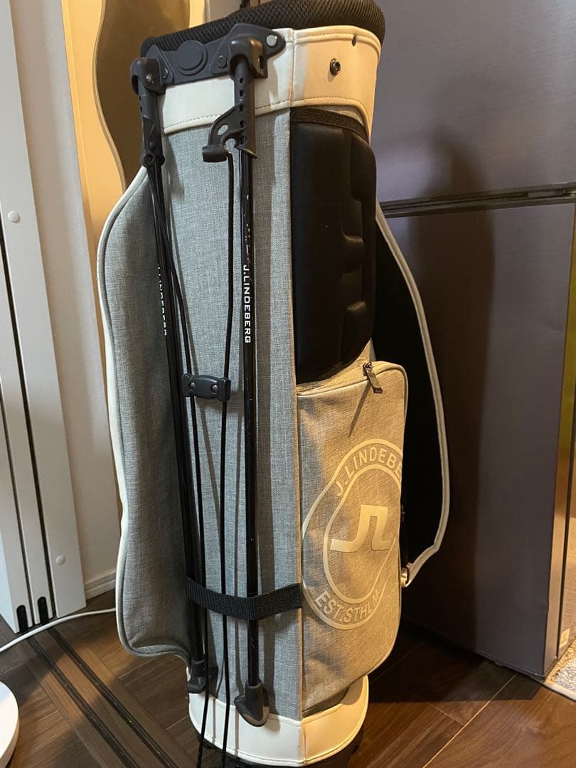 J.LINDEBERG キャディバッグ グレー/ホワイト