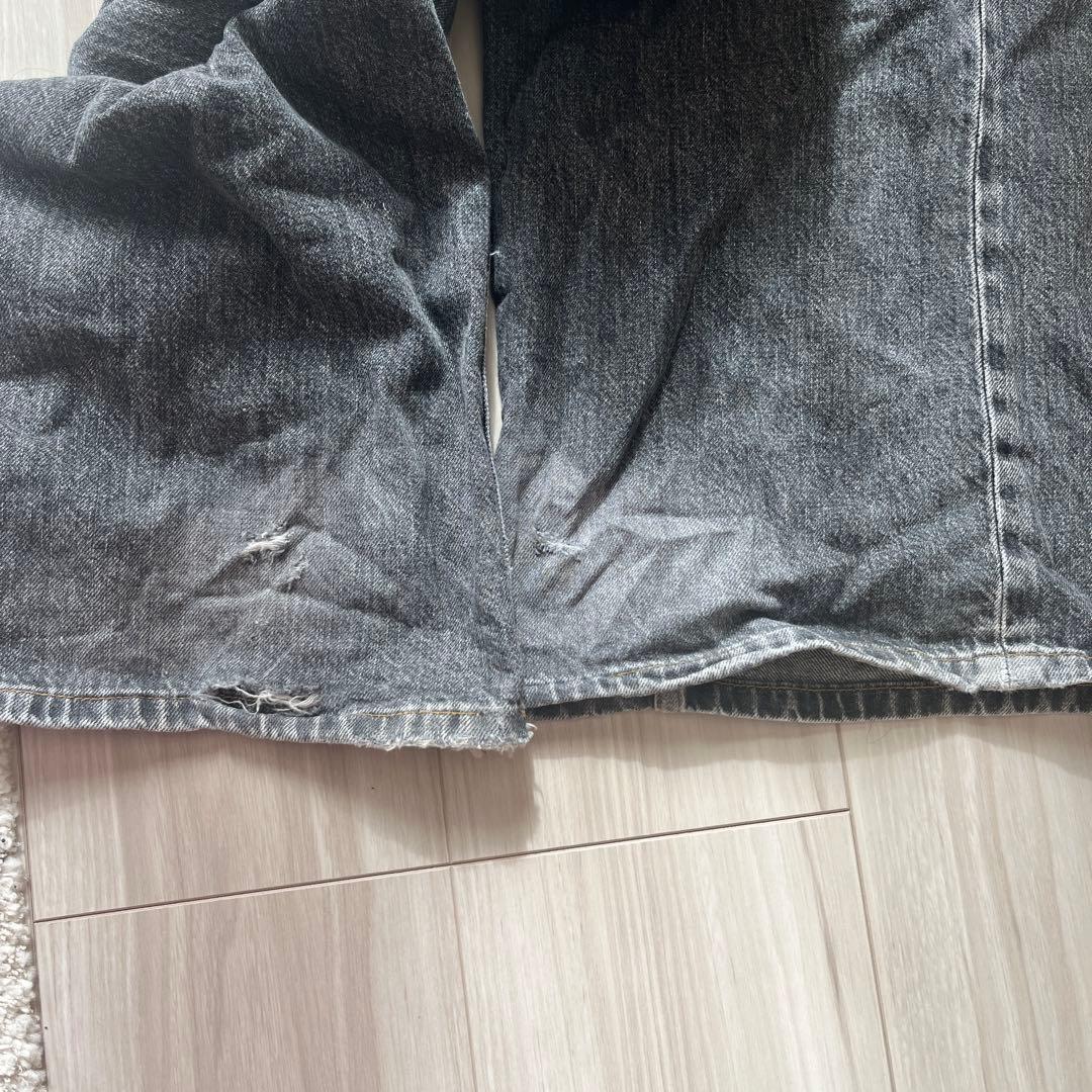 ジョンローレンスサリバンワイドデニムパンツ