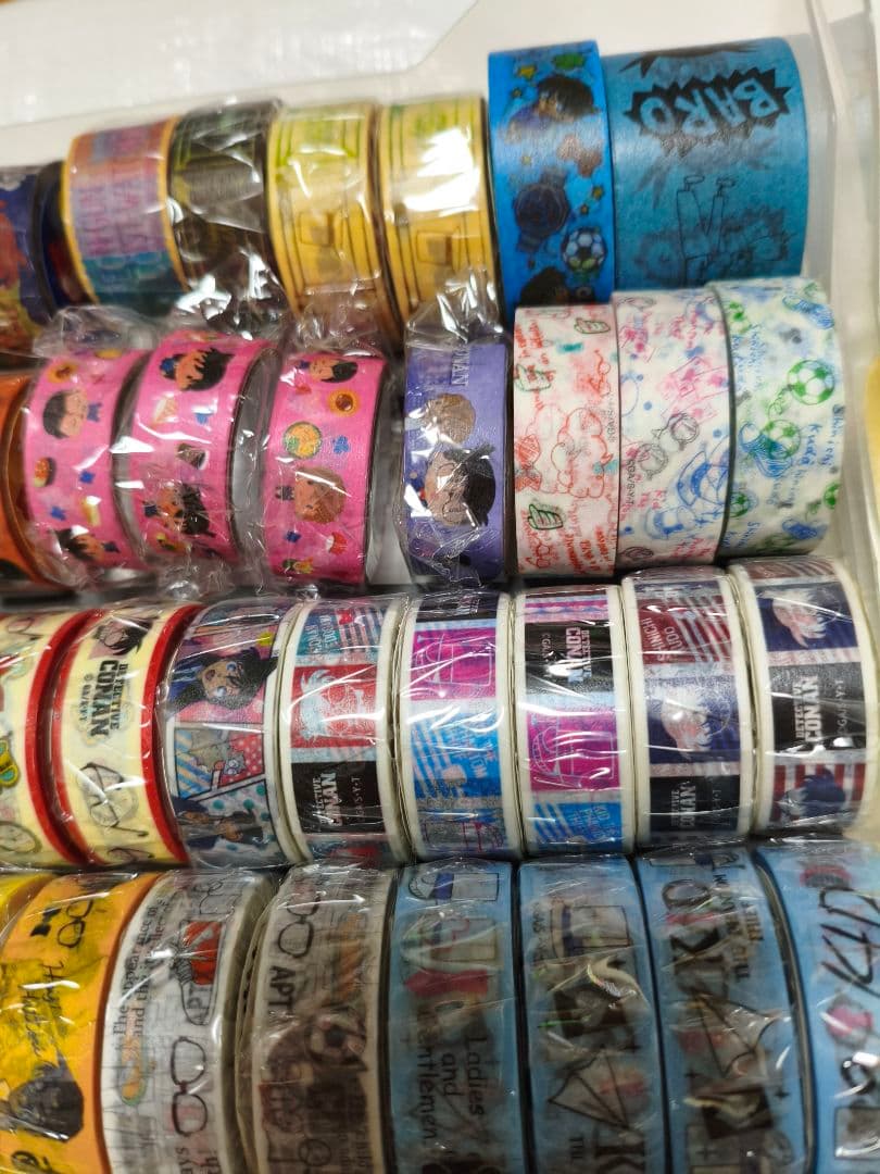 名探偵コナン　マスキングテープ　養生テープ　ステッカー　まとめ売り