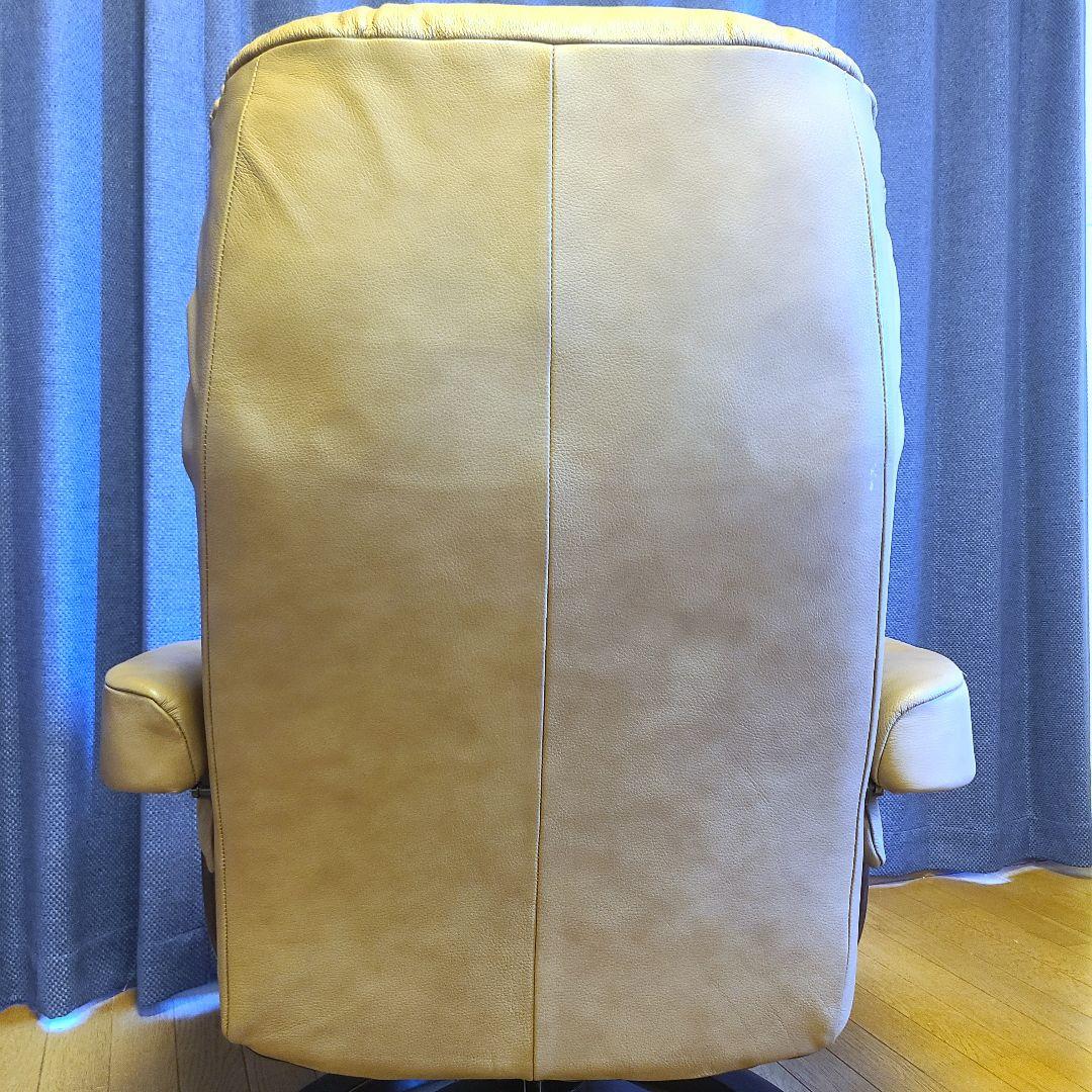 【極美品】シモンズ　イエリアーダ オットマン リクライニングチェア 牛革 ソファ