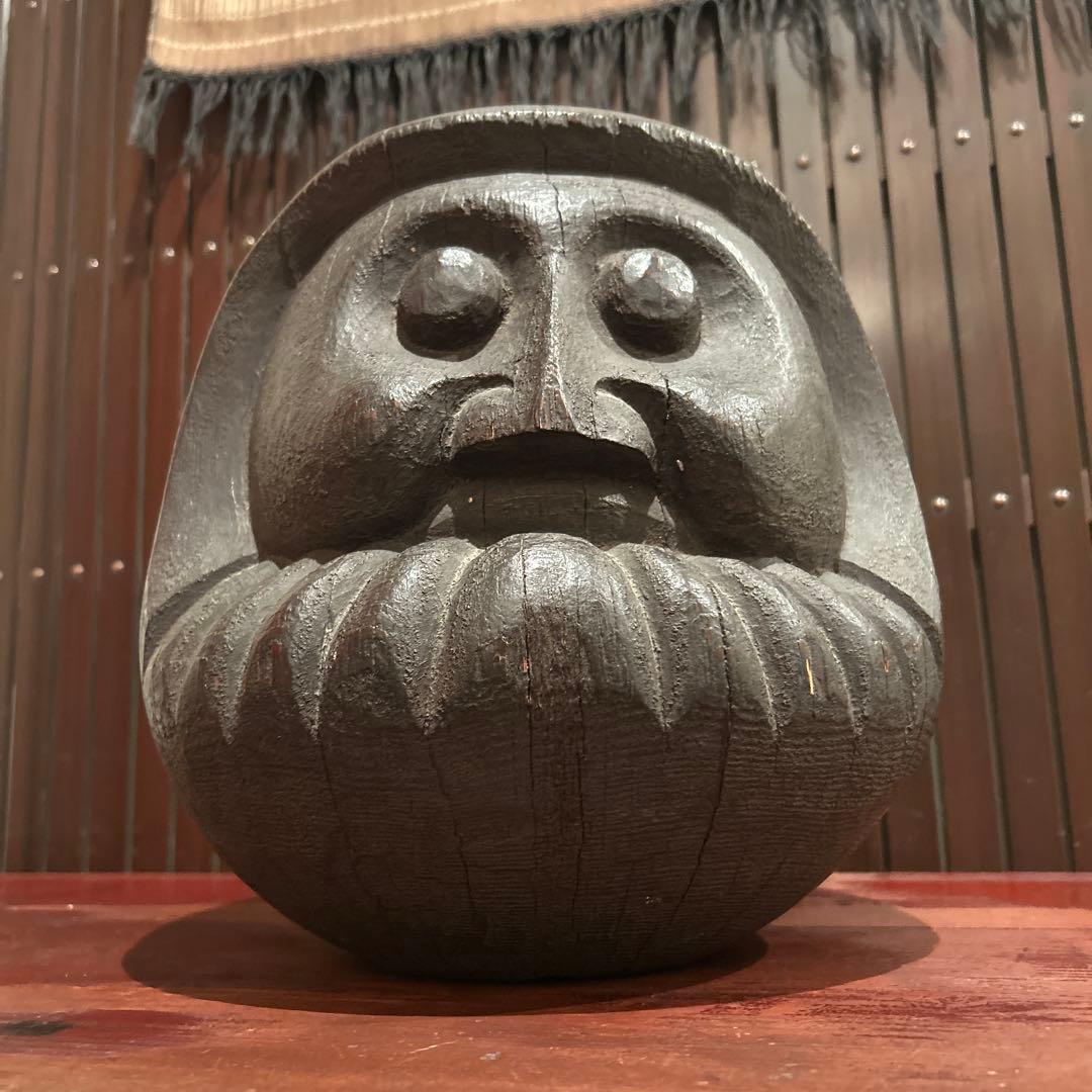 民藝　達磨木型　江戸後期〜