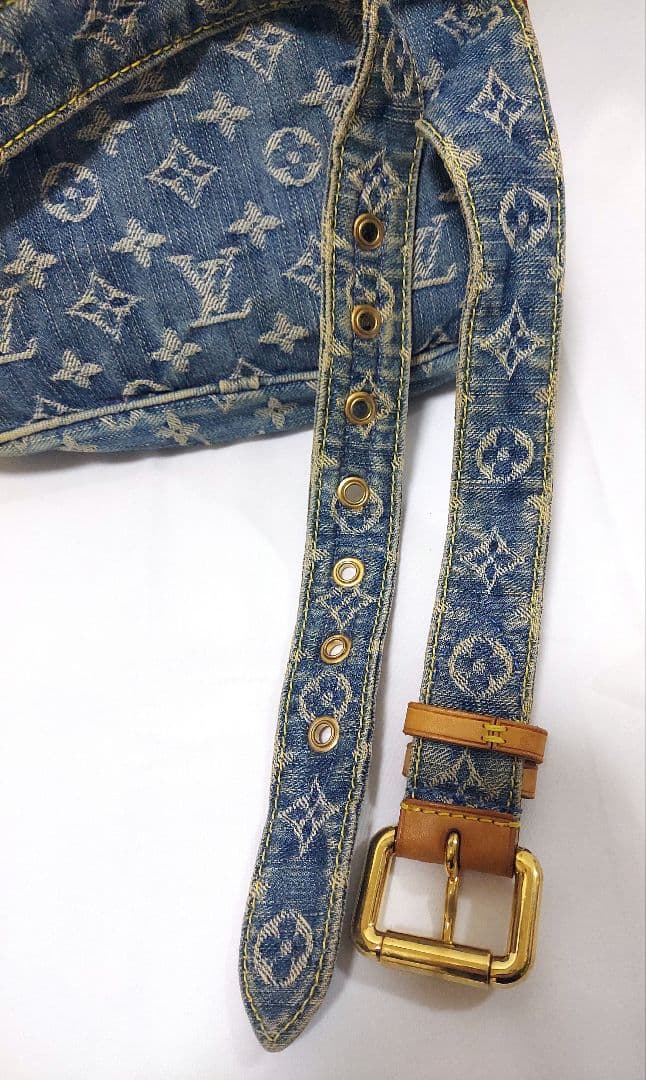 状態良好 デニム ボディバッグ バムバッグ ウエストバッグ ウエストポーチ 希少