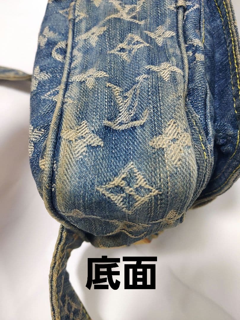 状態良好 デニム ボディバッグ バムバッグ ウエストバッグ ウエストポーチ 希少