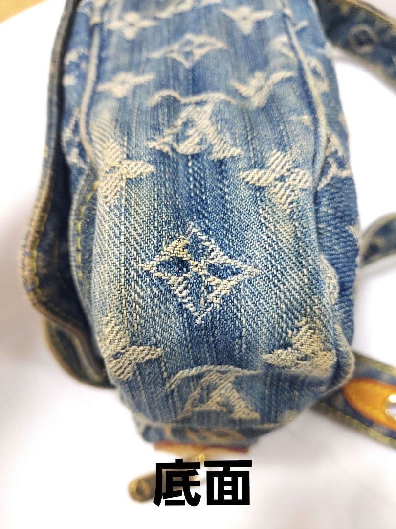 状態良好 デニム ボディバッグ バムバッグ ウエストバッグ ウエストポーチ 希少