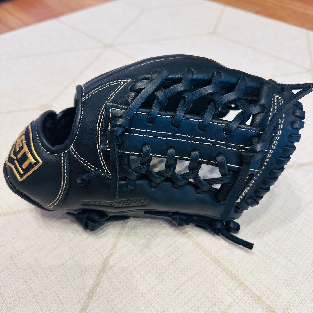 ZETT GROUND HERO 軟式グローブ ブラック　子供用　SSサイズ