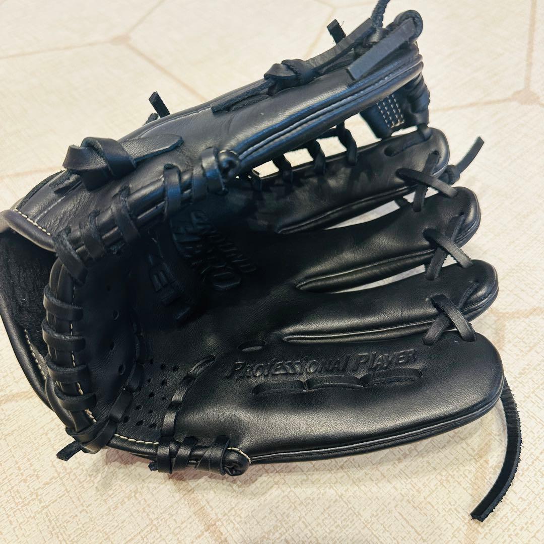 ZETT GROUND HERO 軟式グローブ ブラック　子供用　SSサイズ