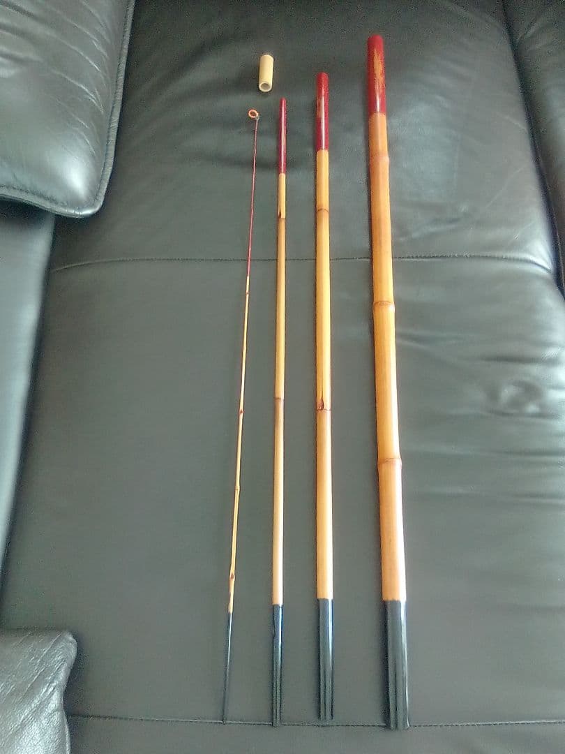 【中古品】竿種竹竿工房『竹竿（漆塗り）5.2m』渓流竿