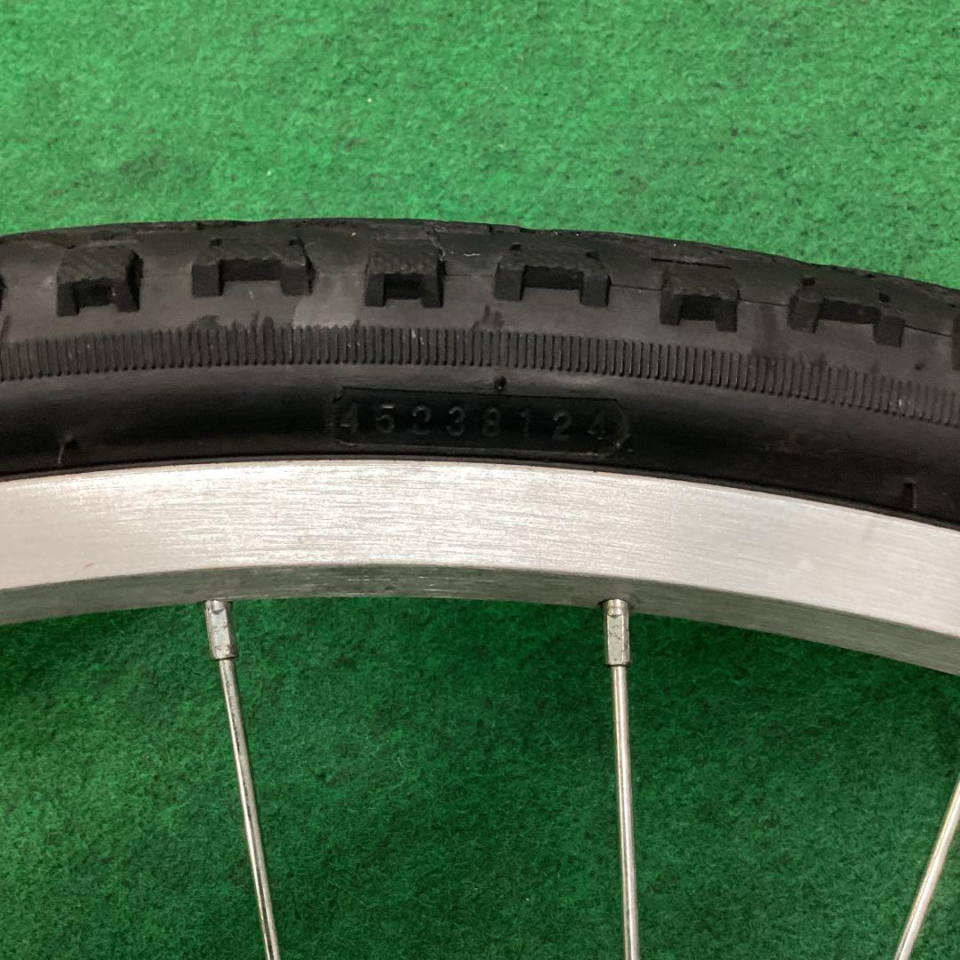 後ホイール　700x42c　外装６段　リア　ON　タイヤ付　ローラーブレーキ付