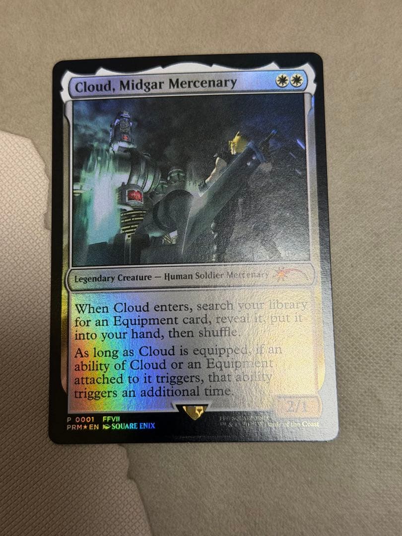 MTG ミッドガルの傭兵、クラウド 海外限定版