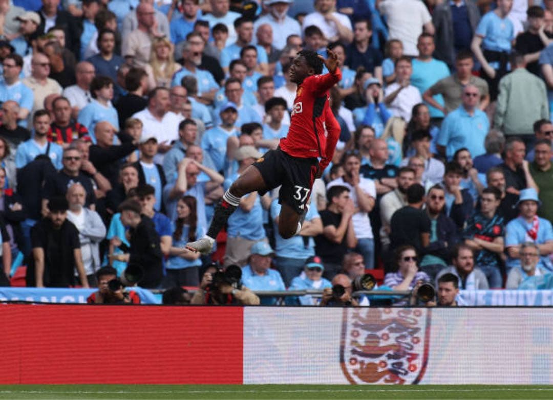 マンチェスターユナイテッド　ユニフォーム　メイヌー　FAカップ　23/24（H）