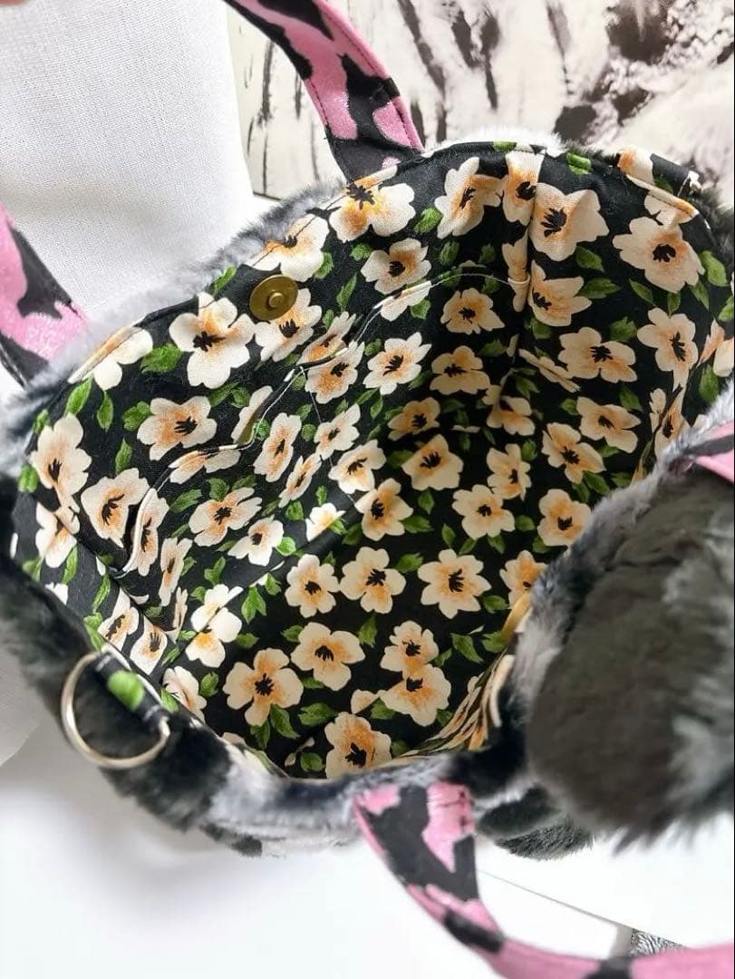 ゆ*ー様 コヤンイサムチョン　トートバッグ　みるくちゃん　ハンドメイド　レオパー