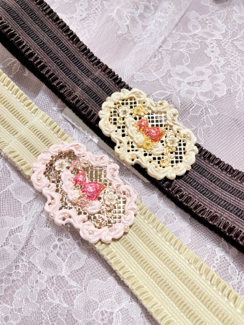 shizushizuna　ガトー・フレーズゴムベルト、amavelトップス