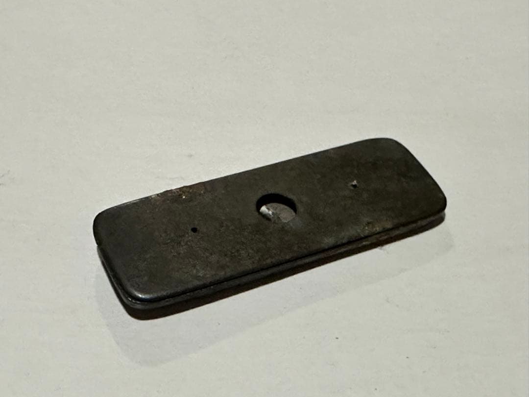 時代 前金具 煙草入 かます 銅製 彫金 金工 象嵌 根付 提物 目貫 妖怪