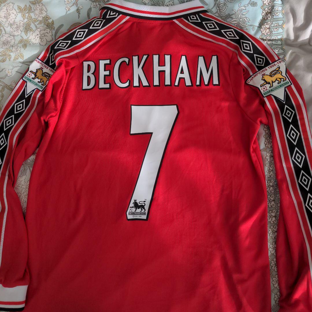 【レア美品】マンチェスター・Ｕ　ベッカム 7 ＃ ユニフォーム　Мサイズ未使用