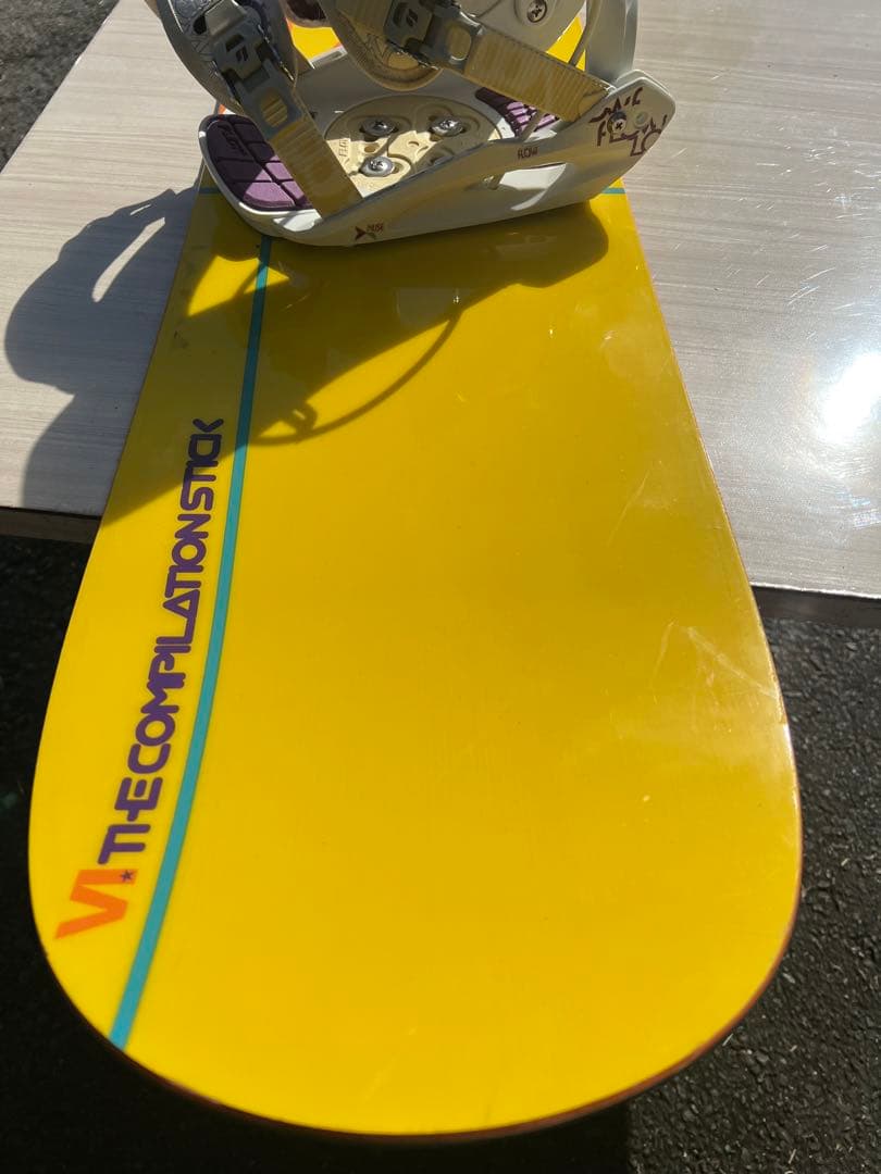 FTCの板(146㎝)とFLOWのビンディング