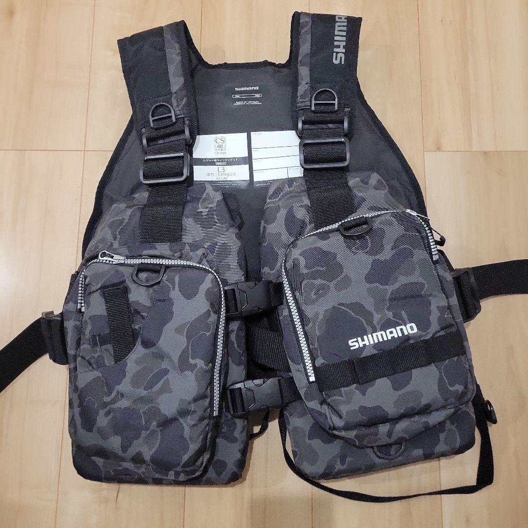 シマノ　VF-068T ゲームベストライト F グレーダックカモ