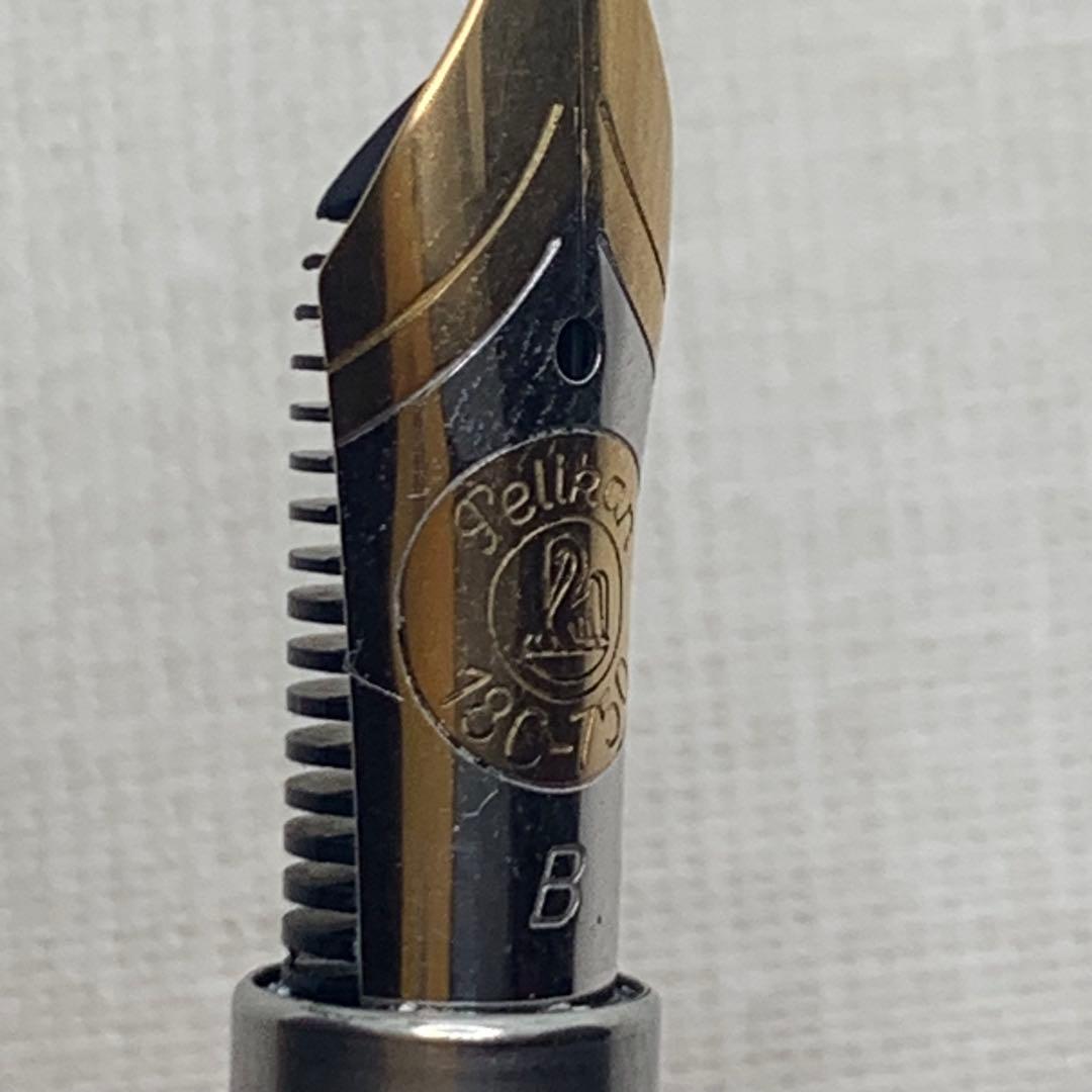 【希少】　ペリカン スーベレーン　#600 ペン先 18C PF刻印　万年筆